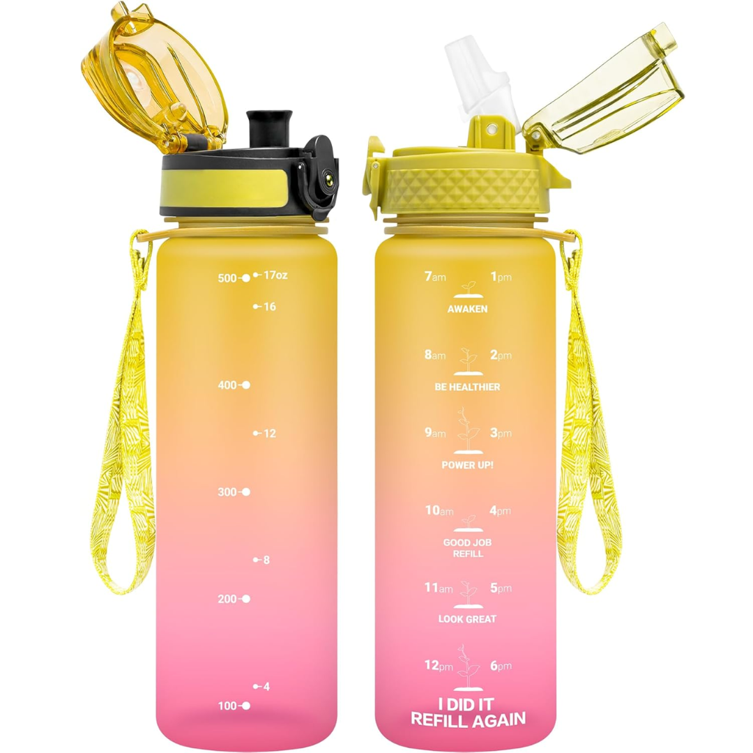 EcoFlow - BPA-Free Tritan Water Bottle with Straw