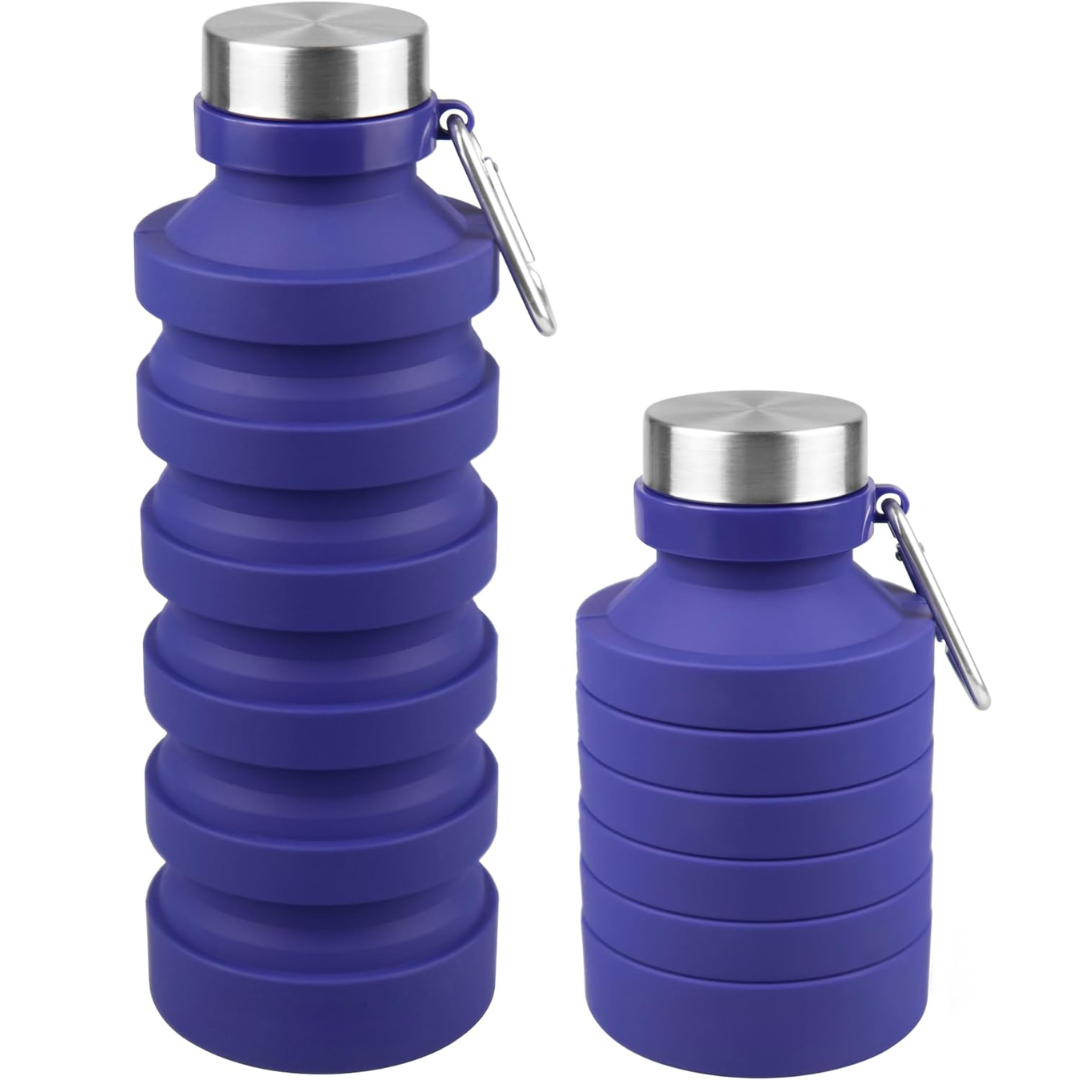 FlexiHydrate - Collapsible Silicone Water Bottle