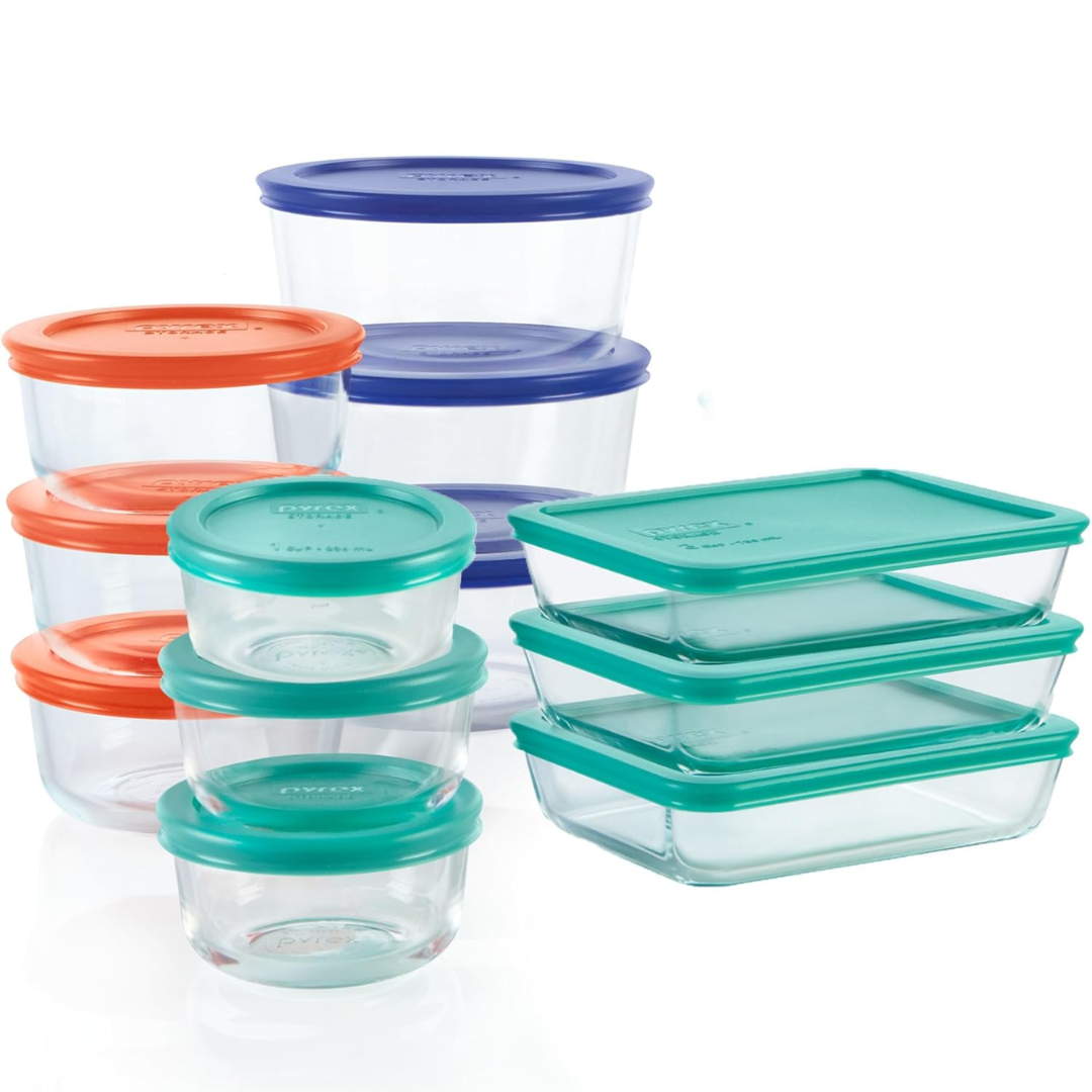 GlassKeeper - 12-Piece Glass Storage Set