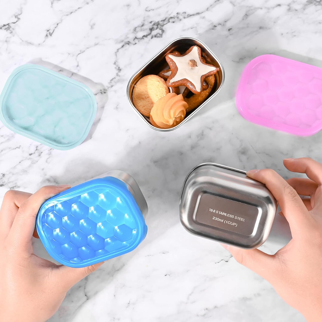 SnackGuard - Stainless Steel Snack Containers
