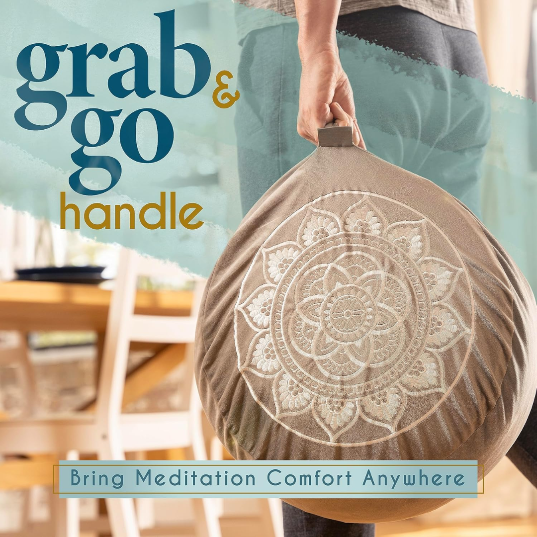 VelvetZen - Premium Velvet Meditation Cushion