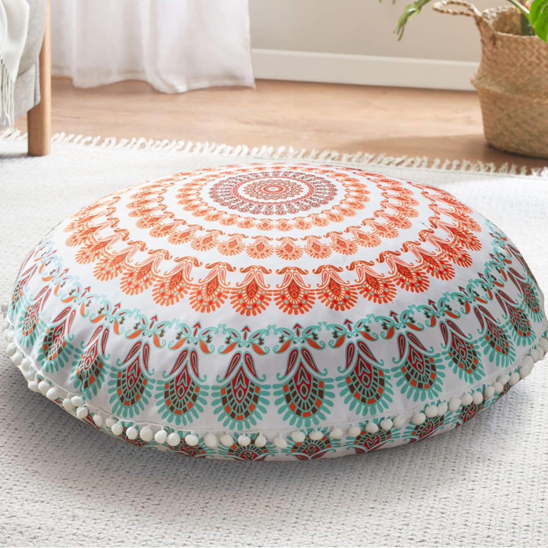 MandalaCushion - Bohemian Meditation Cushion