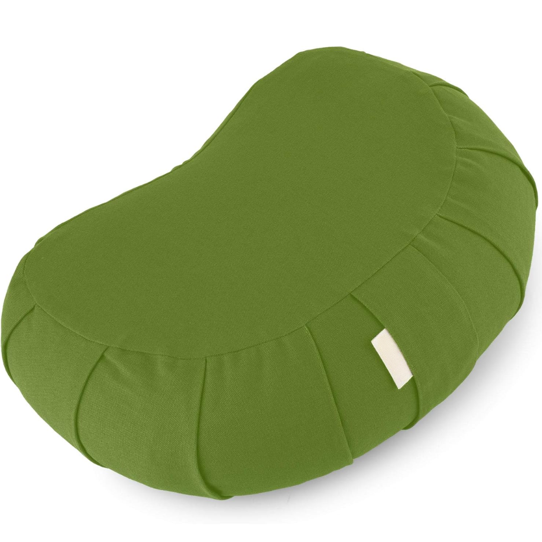 EcoCalm - Curved Organic Cotton Meditation Cushion