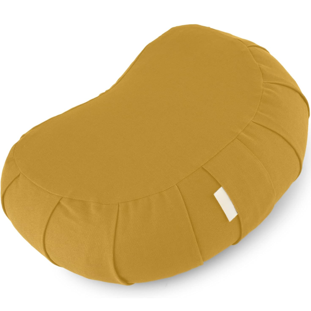 EcoCalm - Curved Organic Cotton Meditation Cushion