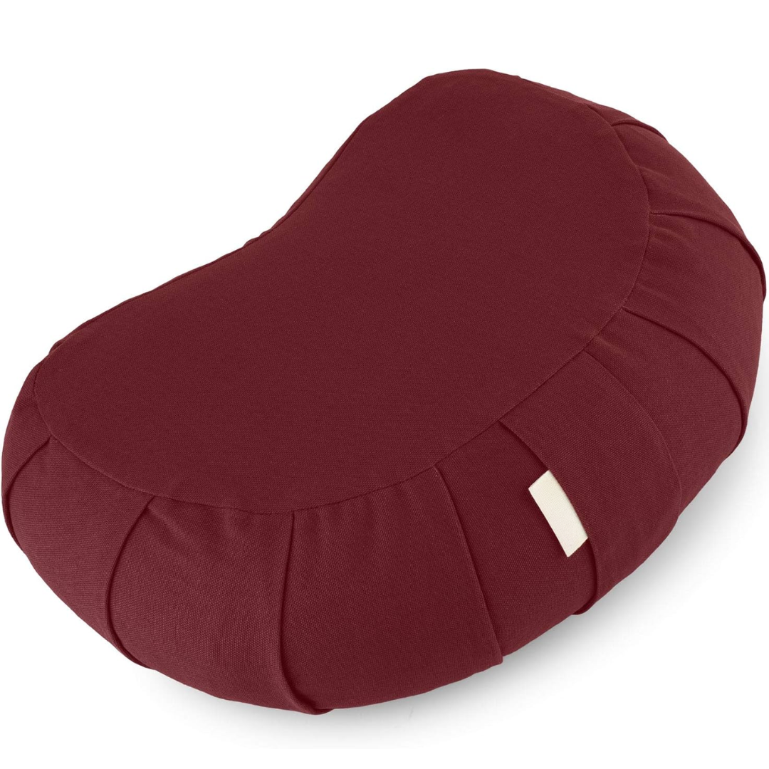EcoCalm - Curved Organic Cotton Meditation Cushion