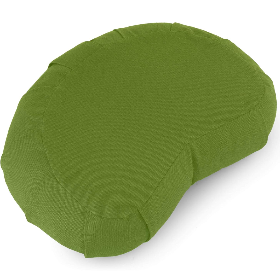 EcoCalm - Curved Organic Cotton Meditation Cushion