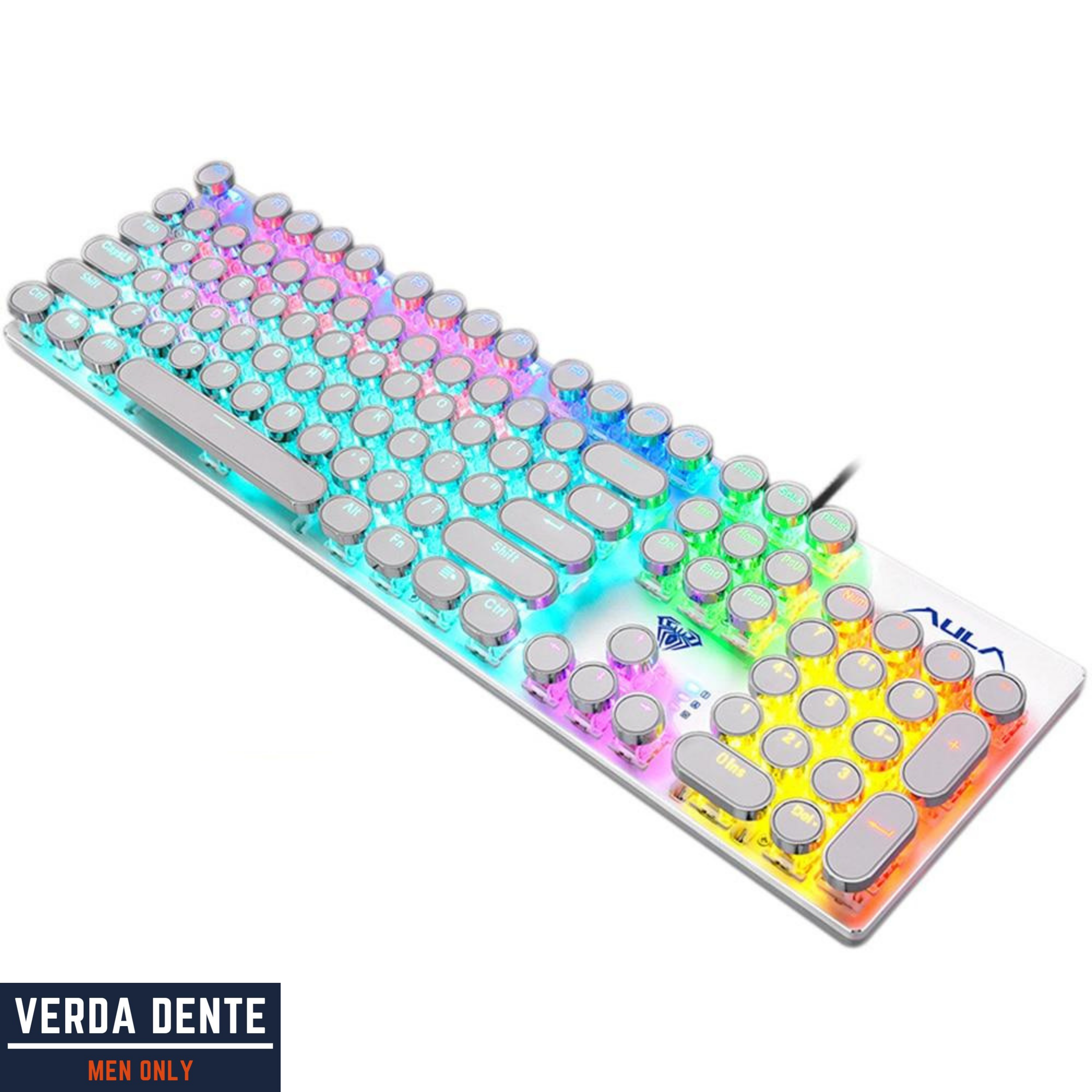 PunkType Mechanical Keyboard - RGB Backlit Keyboard for Work and Gaming