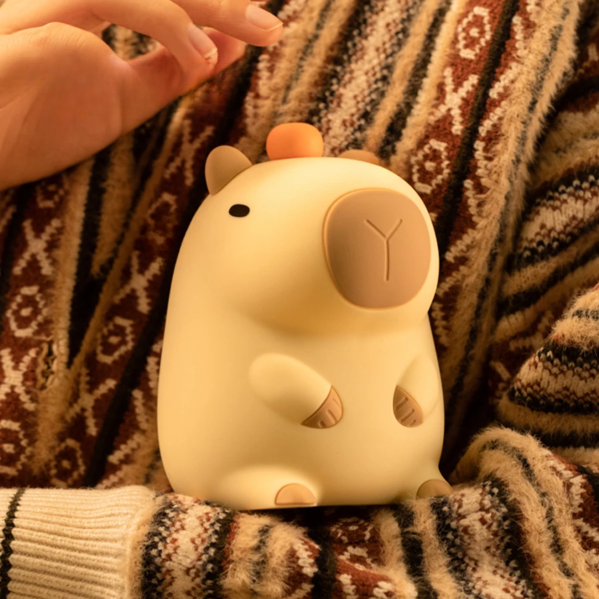 Capybara Night Light - Calming Kids Sleep Lamp