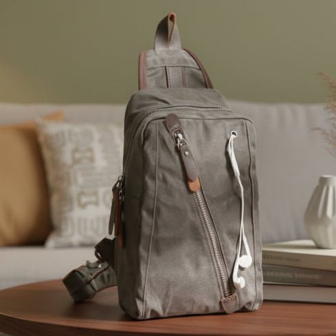 Urban Explorer | Women's Waxed Canvas Backpack with Waterproof Design | Stylish & Organized for Active Lifestyles 2