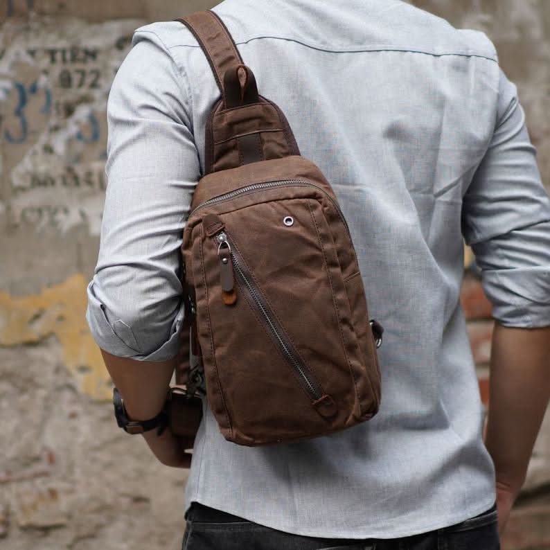 Urban Explorer | Women's Waxed Canvas Backpack with Waterproof Design | Stylish & Organized for Active Lifestyles 4