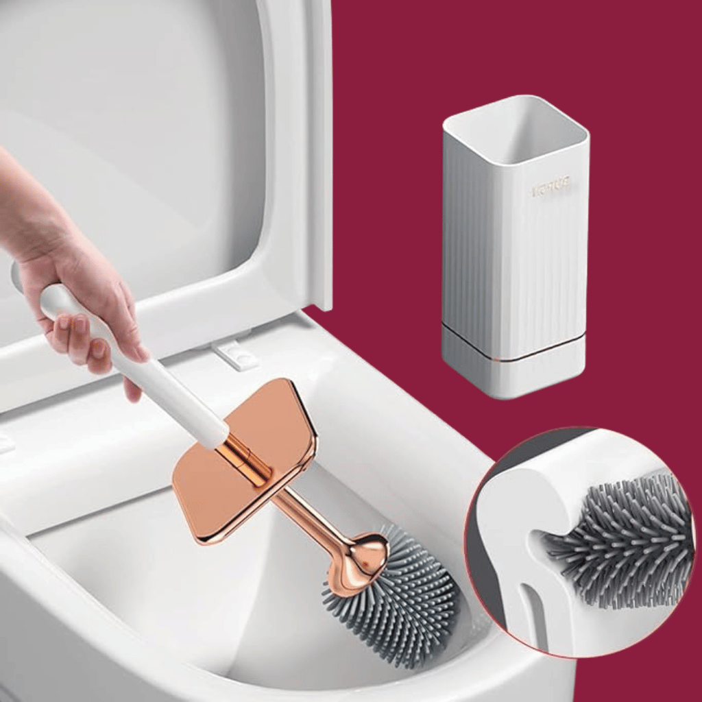 Flexi Toilet Brush with Quick-Dry Holder