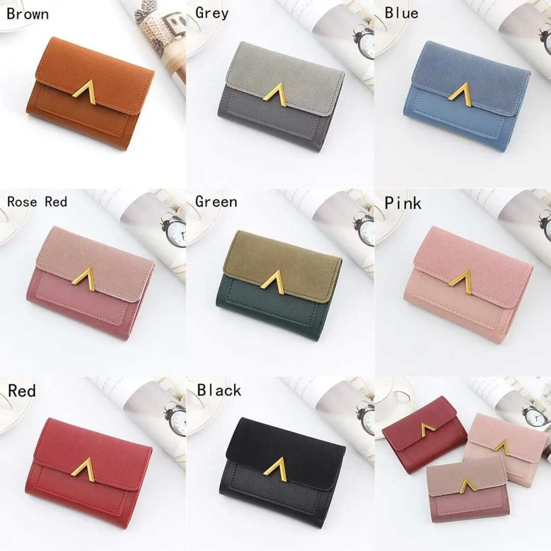 VelvetCoin Wallet - Compact Leather Coin Wallet for Women