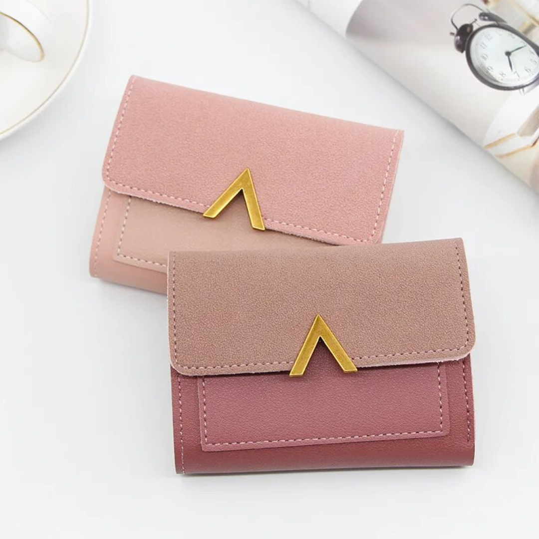 VelvetCoin Wallet - Compact Leather Coin Wallet for Women