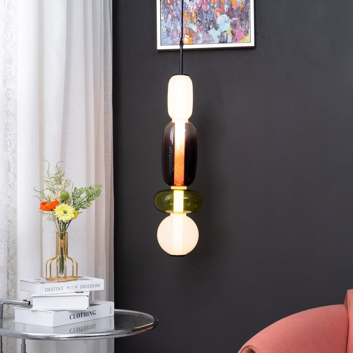 VerreConfetti - Colorful Glass Pendant Light