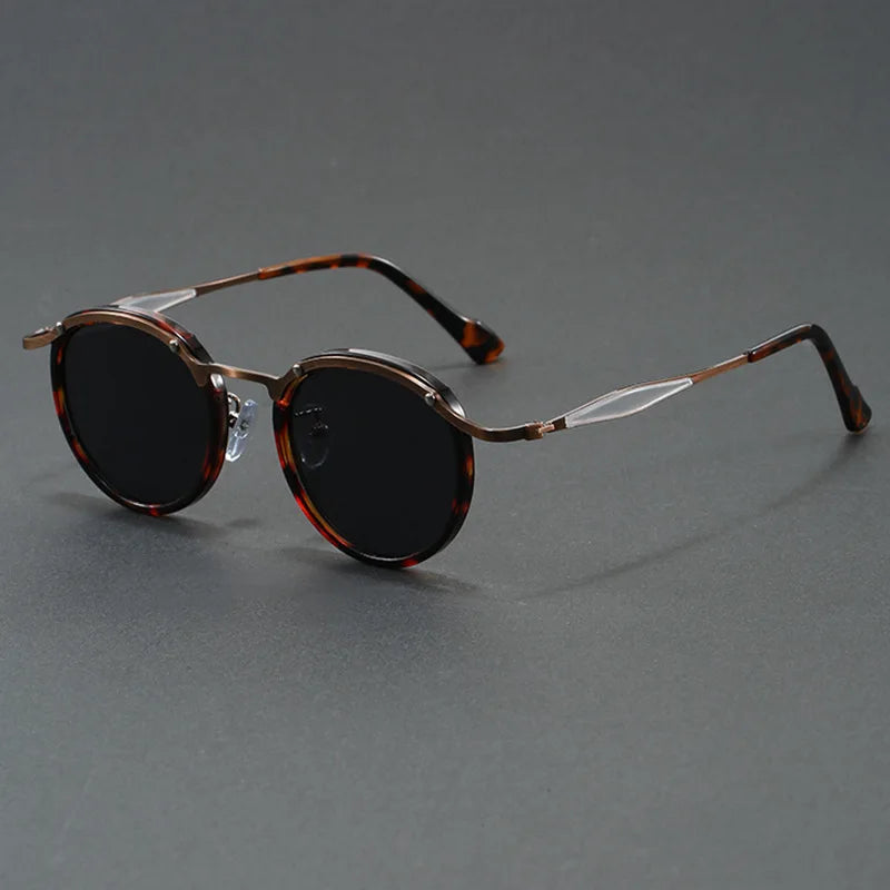 Vintage-Inspired Round Sunglasses - Stylish UV400 Protection for Everyday Wear 1