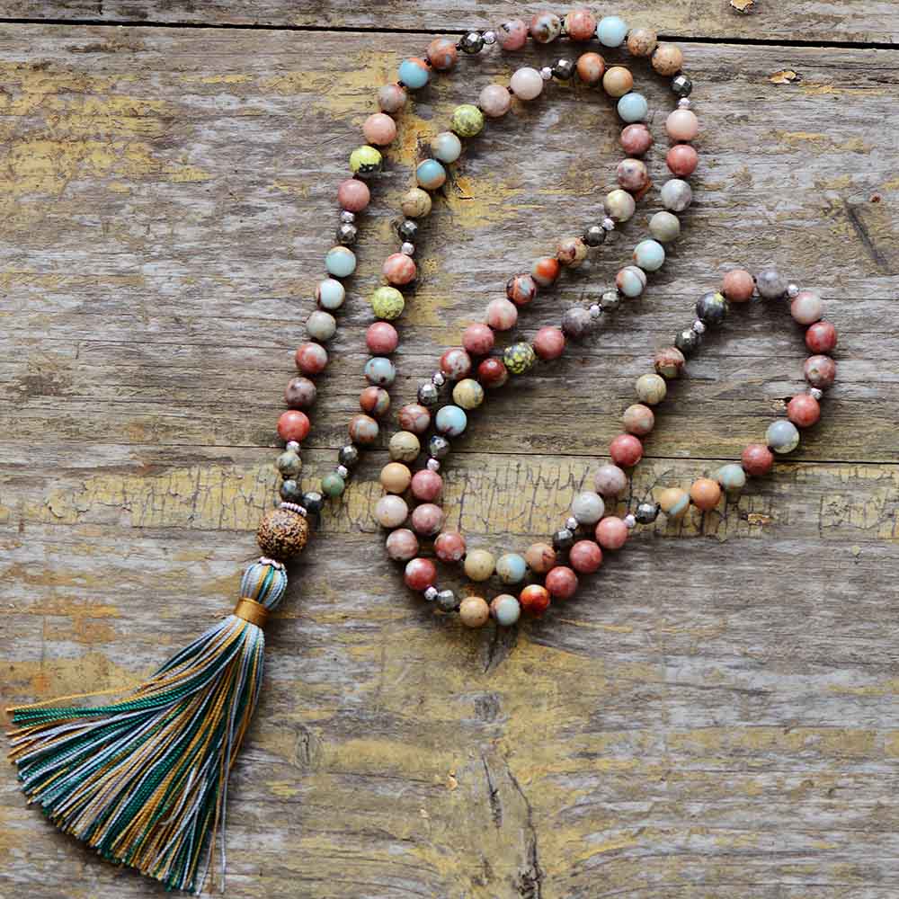 Seraphina - Gemstone Mala Necklace for Women