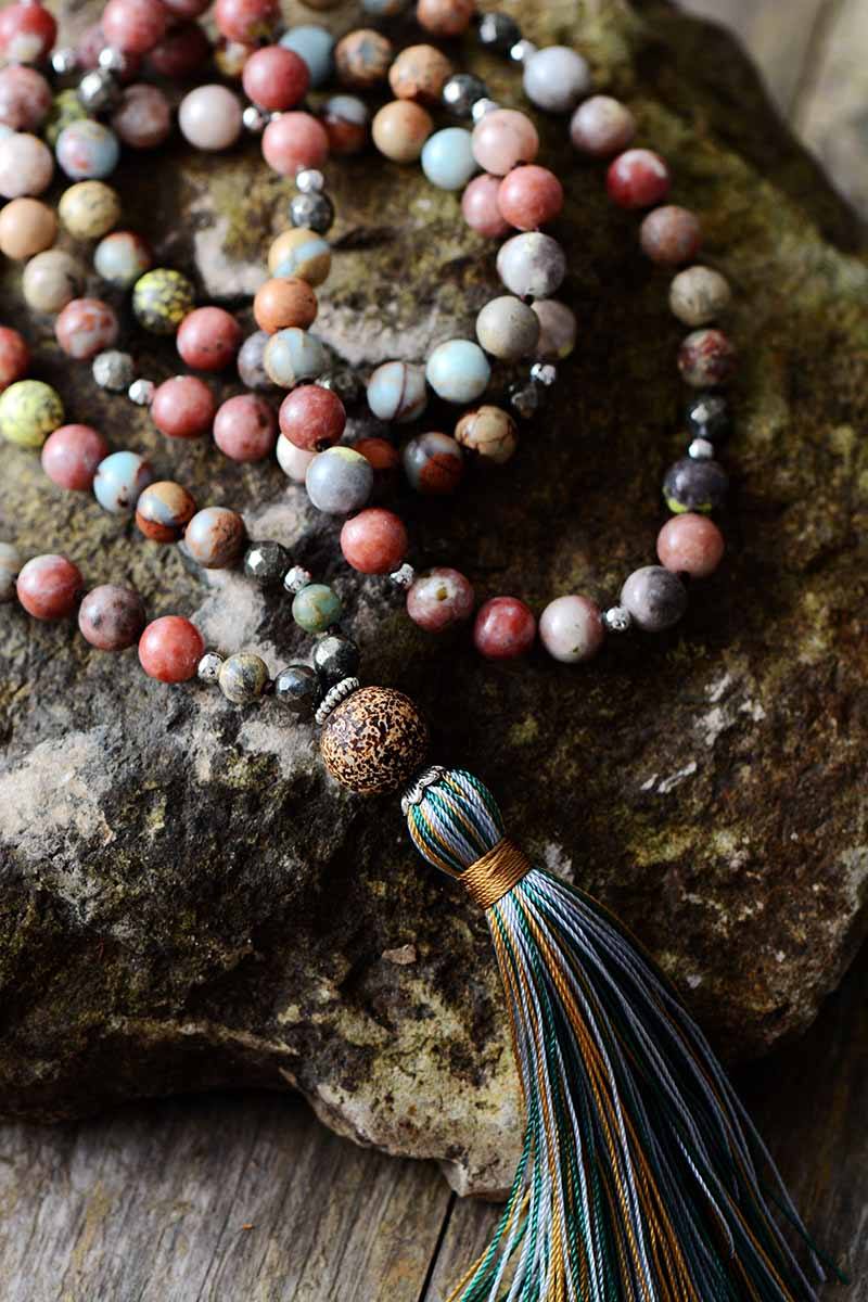 Seraphina - Gemstone Mala Necklace for Women