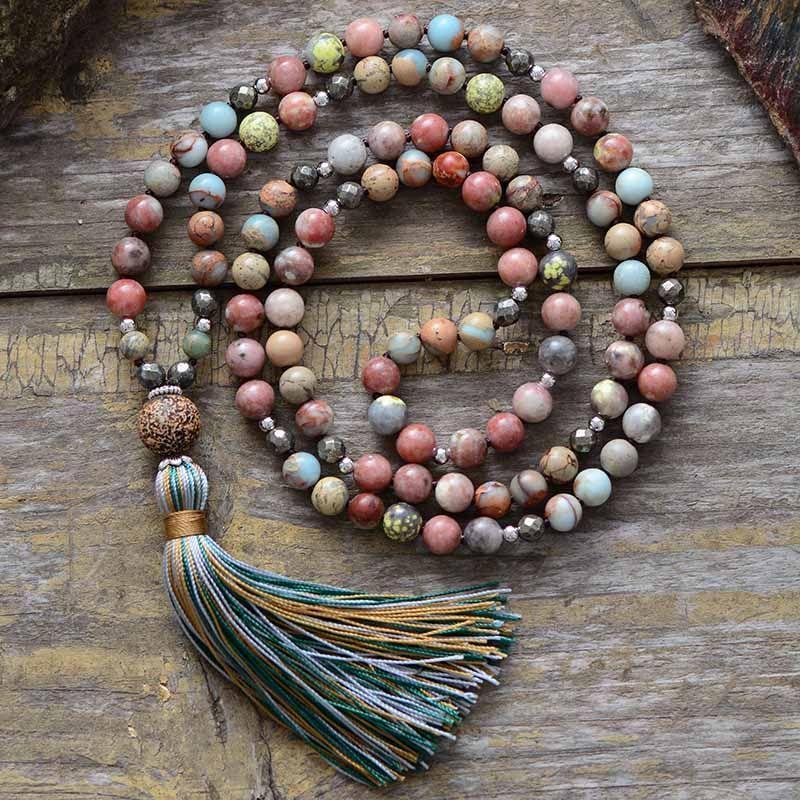 Seraphina - Gemstone Mala Necklace for Women