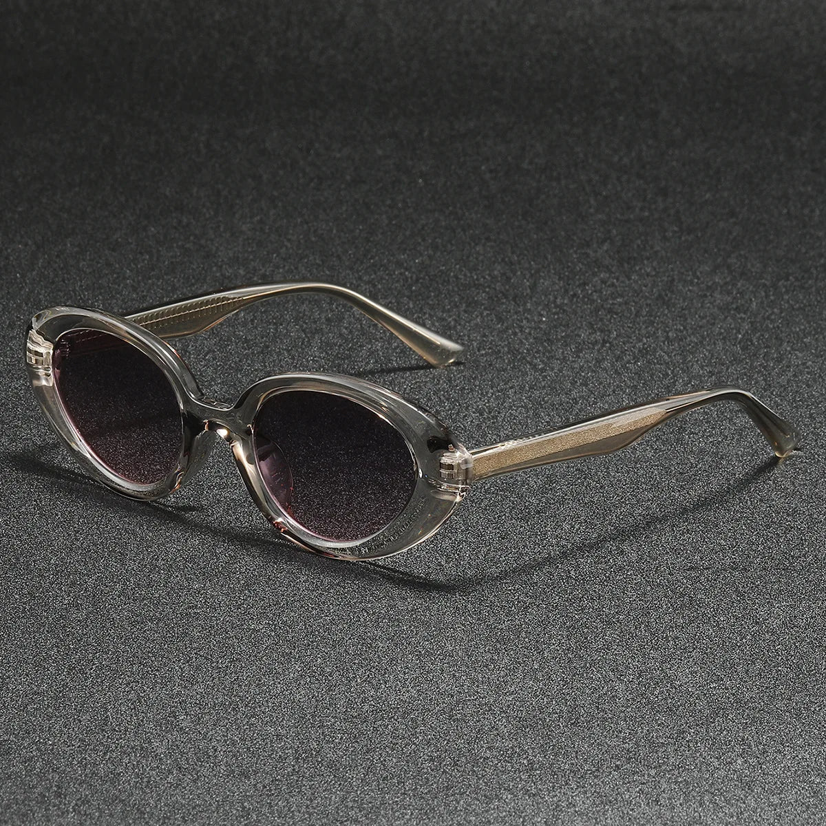 Vintage Oval Sunglasses - Chic Lightweight Frames with Full UV Protection for Stylish Everyday Wear 0