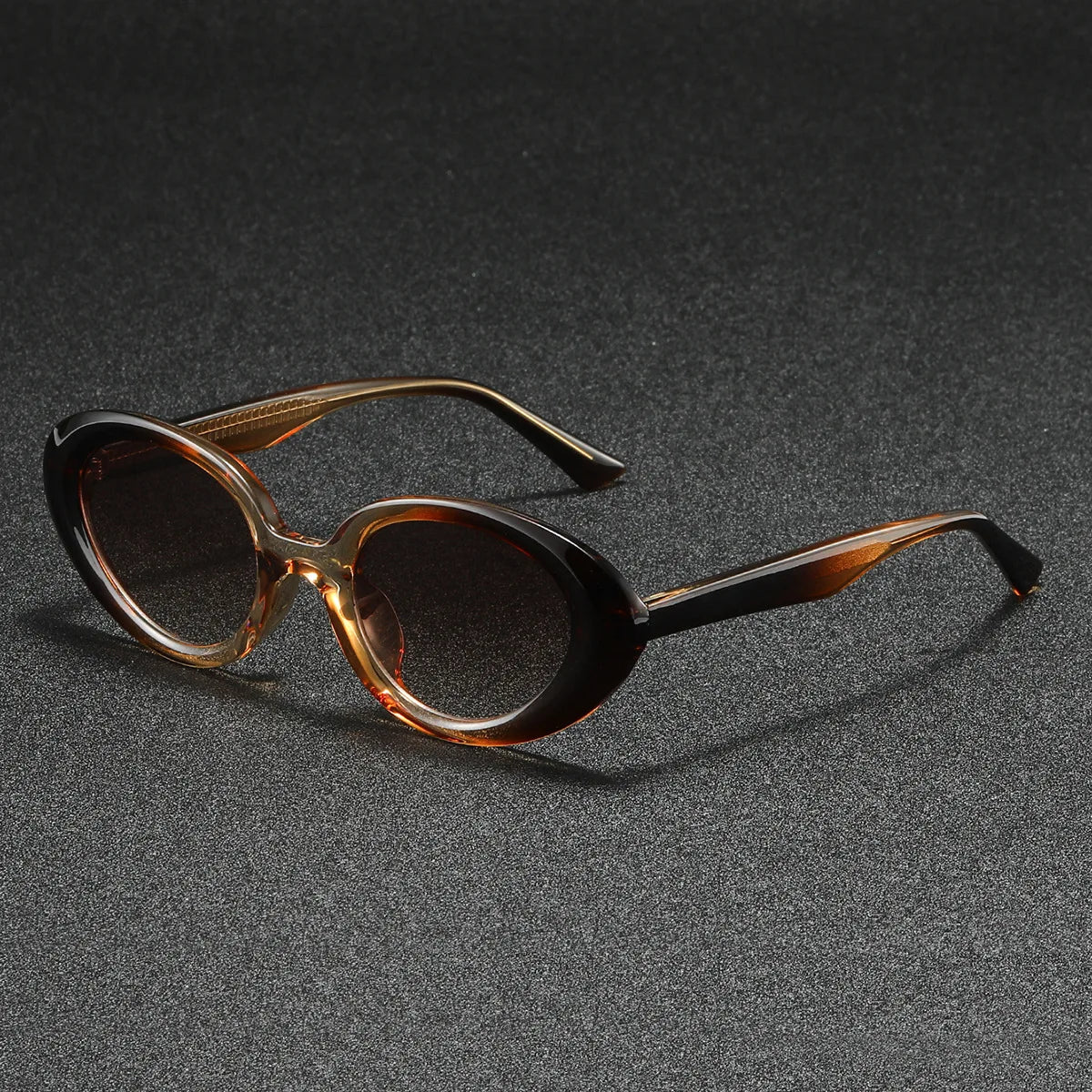 Vintage Oval Sunglasses - Chic Lightweight Frames with Full UV Protection for Stylish Everyday Wear 2