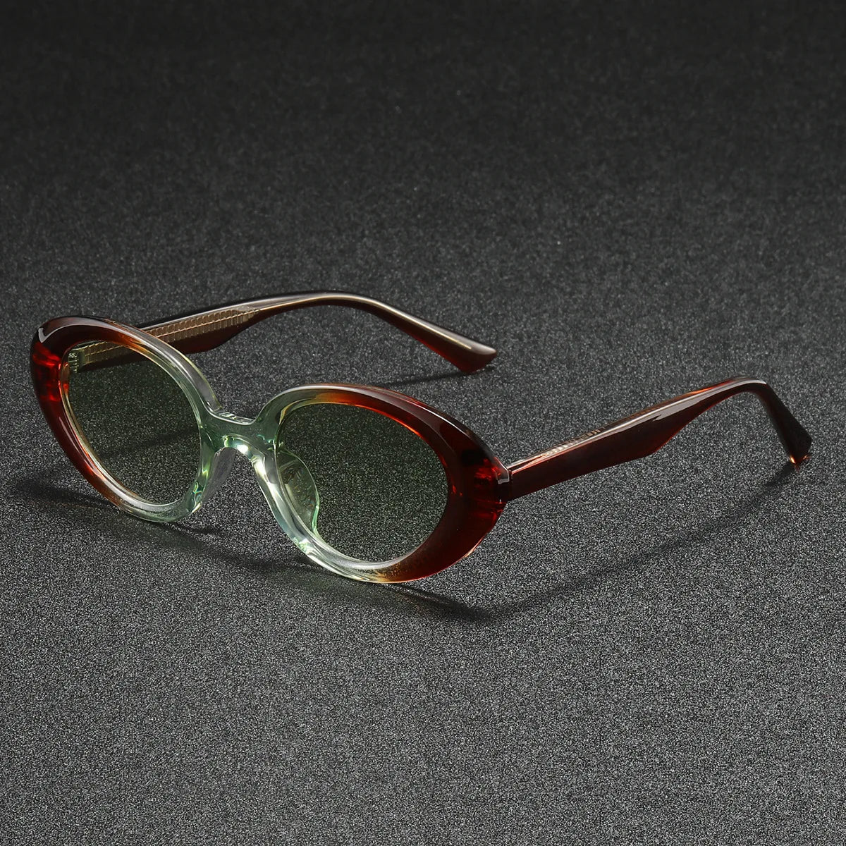 Vintage Oval Sunglasses - Chic Lightweight Frames with Full UV Protection for Stylish Everyday Wear 3