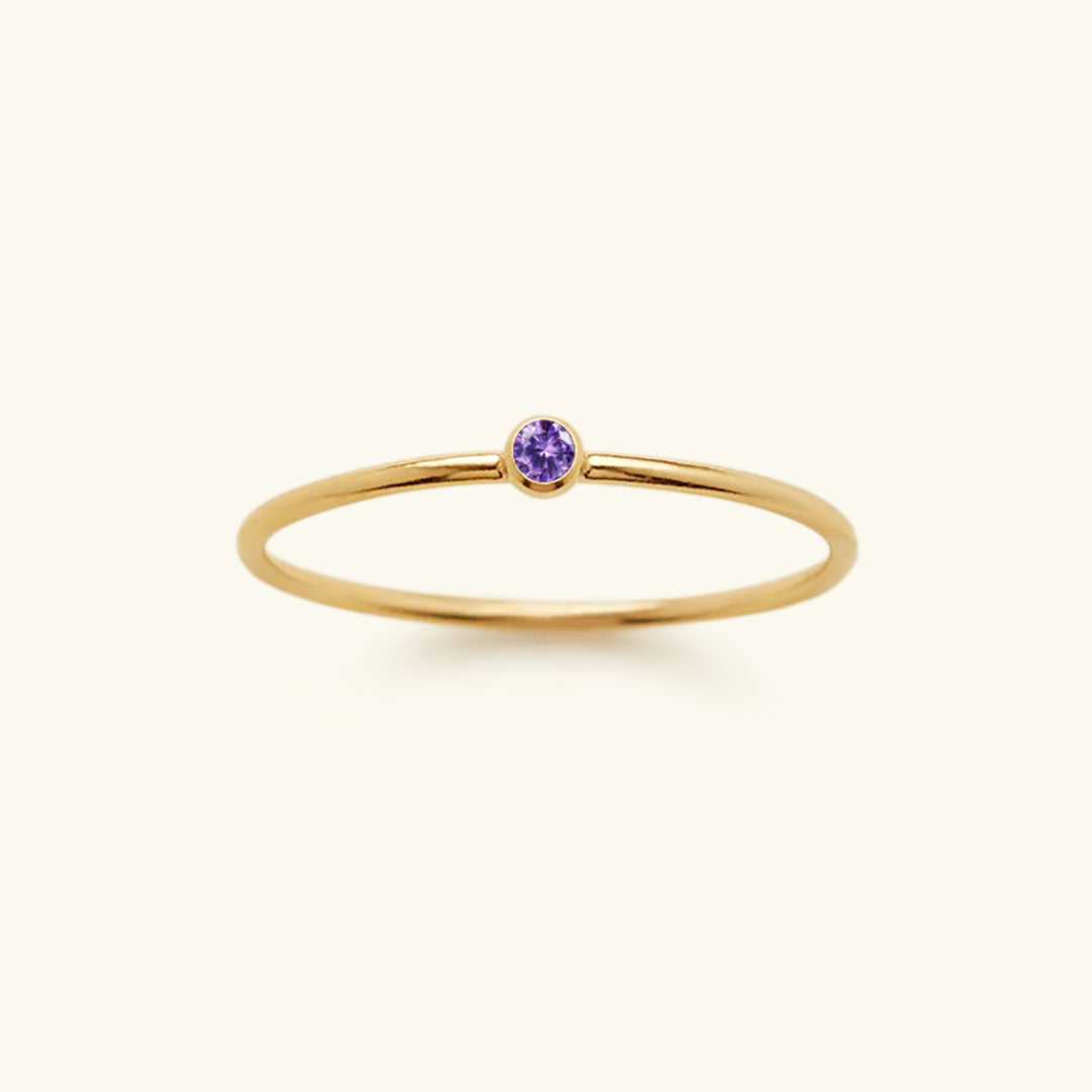 Celestia - Birthstone Ring with Celestial Elegance for Women