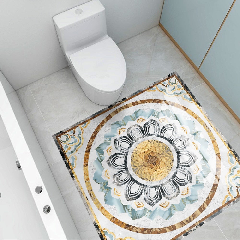 DesignFloor Stickers - Vintage Vinyl Floor Decal for Your Interior