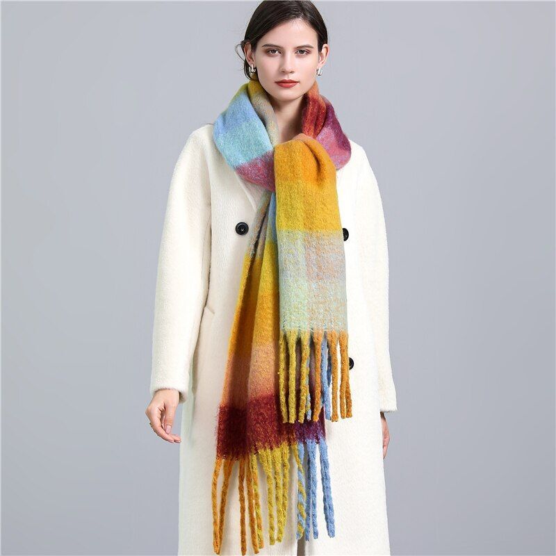 CosyPlaid Scarf - Warm Plaid Winter Scarf