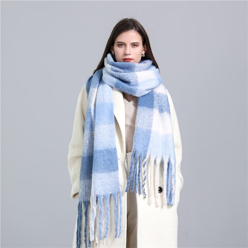 CosyPlaid Scarf - Warm Plaid Winter Scarf