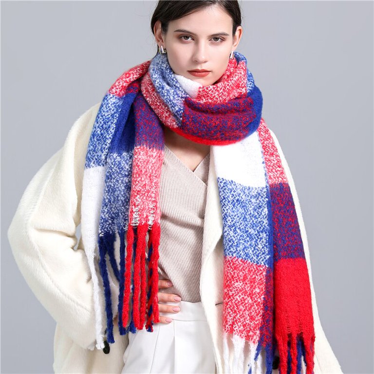CosyPlaid Scarf - Warm Plaid Winter Scarf