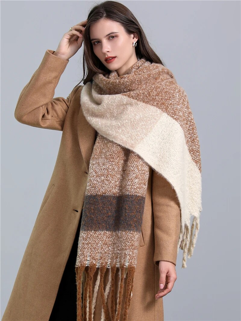 CosyPlaid Scarf - Warm Plaid Winter Scarf