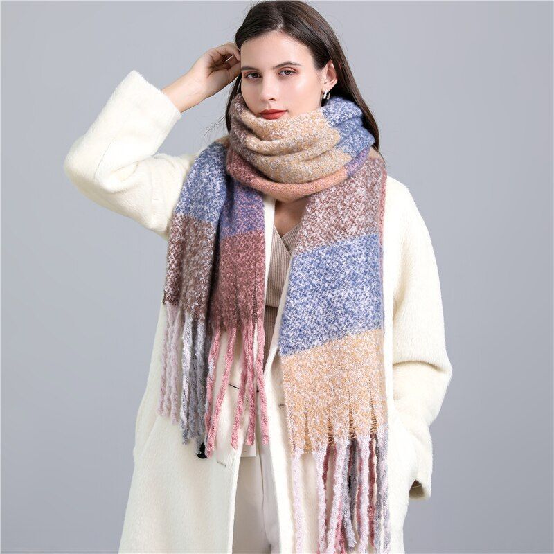 CosyPlaid Scarf - Warm Plaid Winter Scarf
