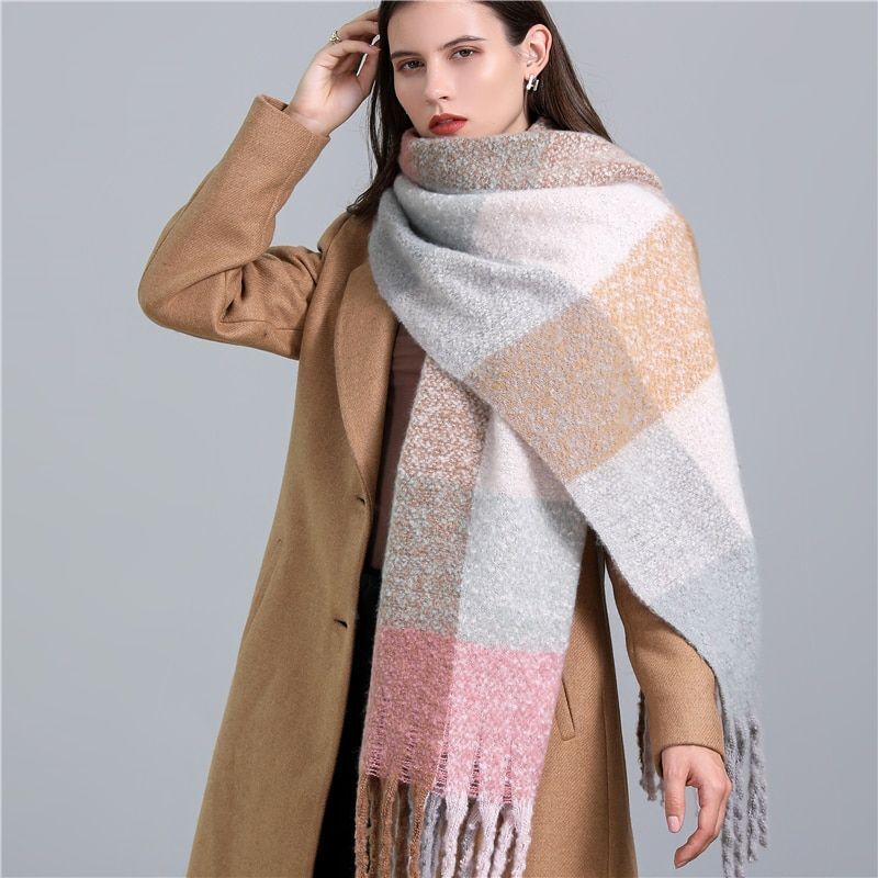 CosyPlaid Scarf - Warm Plaid Winter Scarf