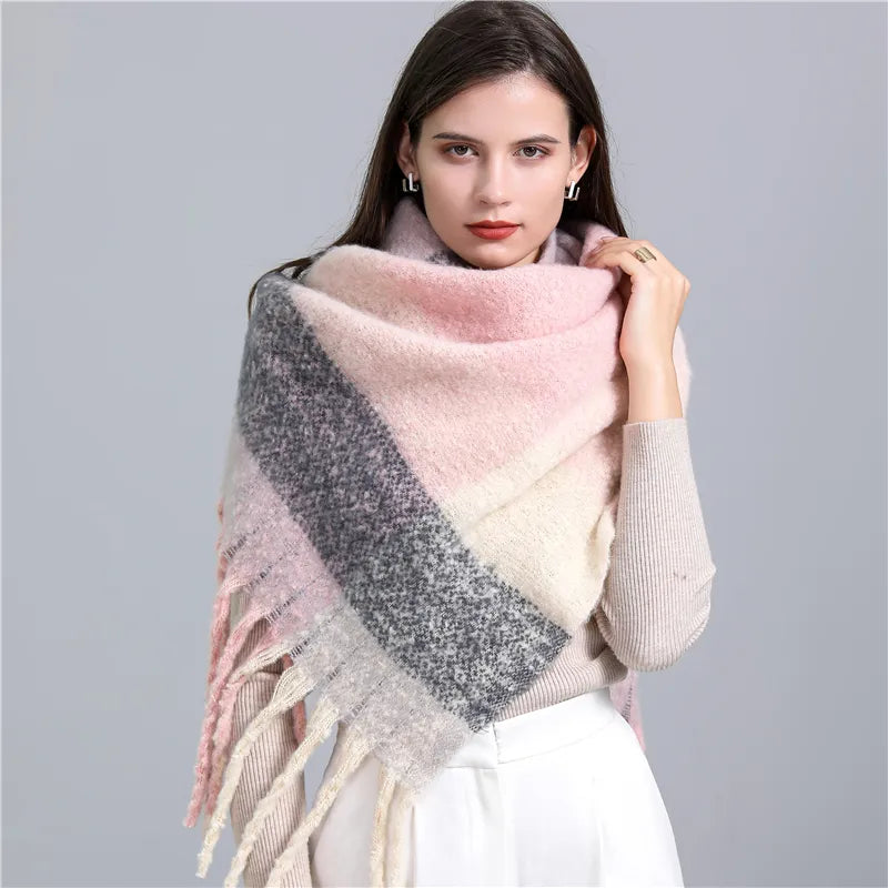 CosyPlaid Scarf - Warm Plaid Winter Scarf