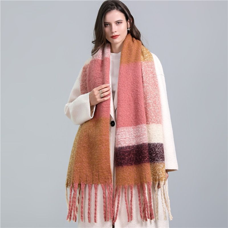 CosyPlaid Scarf - Warm Plaid Winter Scarf