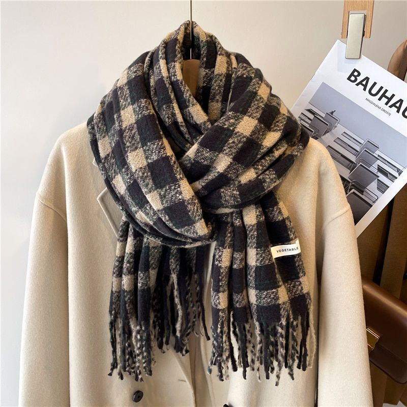 LuxeRuit Scarf - Elegant Cashmere Winter Scarf