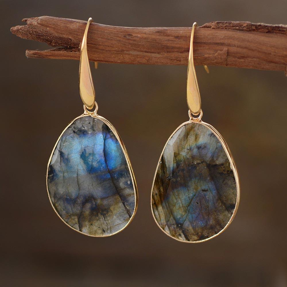 Labradorite Dream Drop Earrings