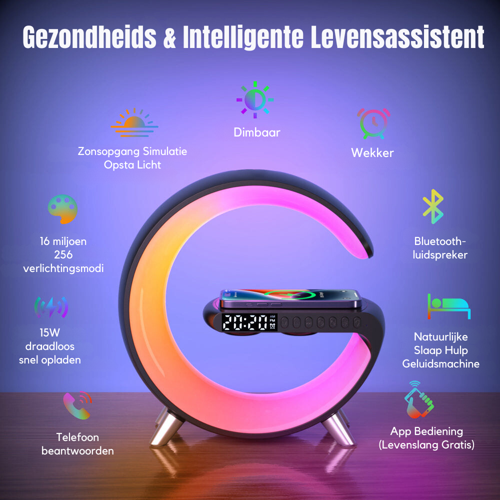 GlowHub - Speaker, Alarm Clock & Ambient Light
