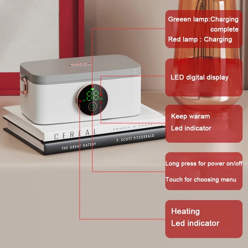 HeatBox Wireless Heated Lunch Box