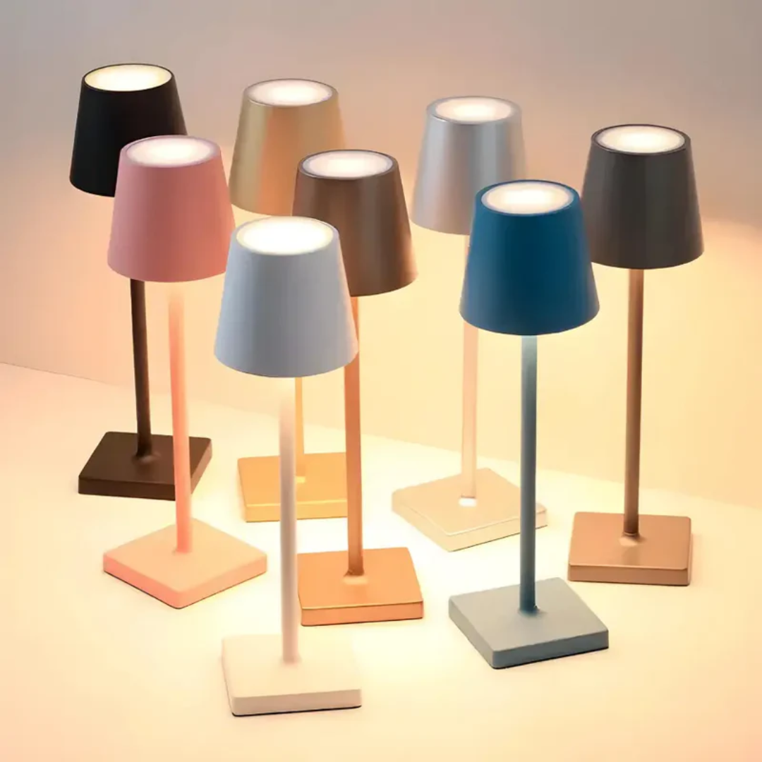 Wireless Table Lamp | Scandinavian Design with Touch Control | Cordless & Waterproof for Indoor and Outdoor Use 4