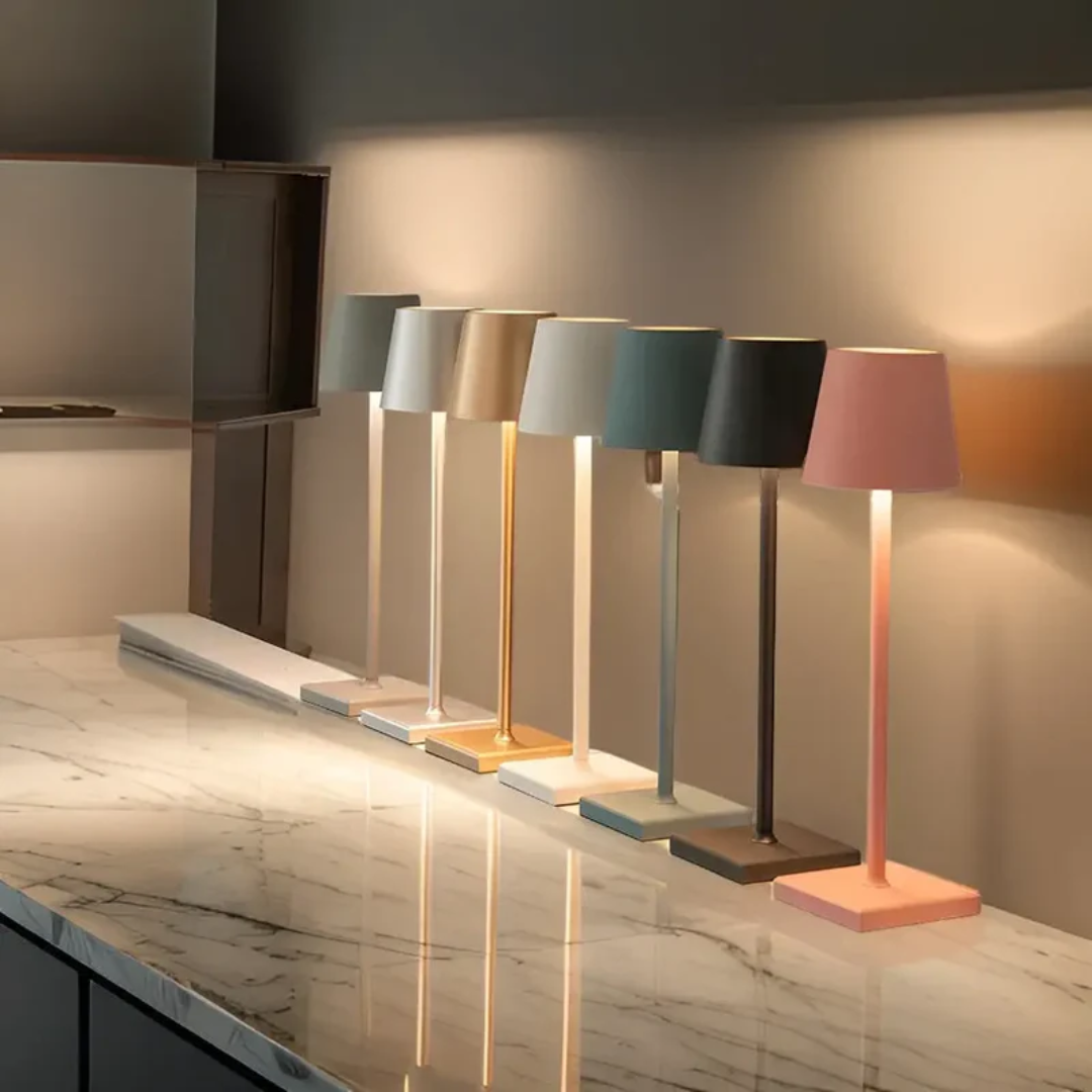Wireless Table Lamp | Scandinavian Design with Touch Control | Cordless & Waterproof for Indoor and Outdoor Use 5