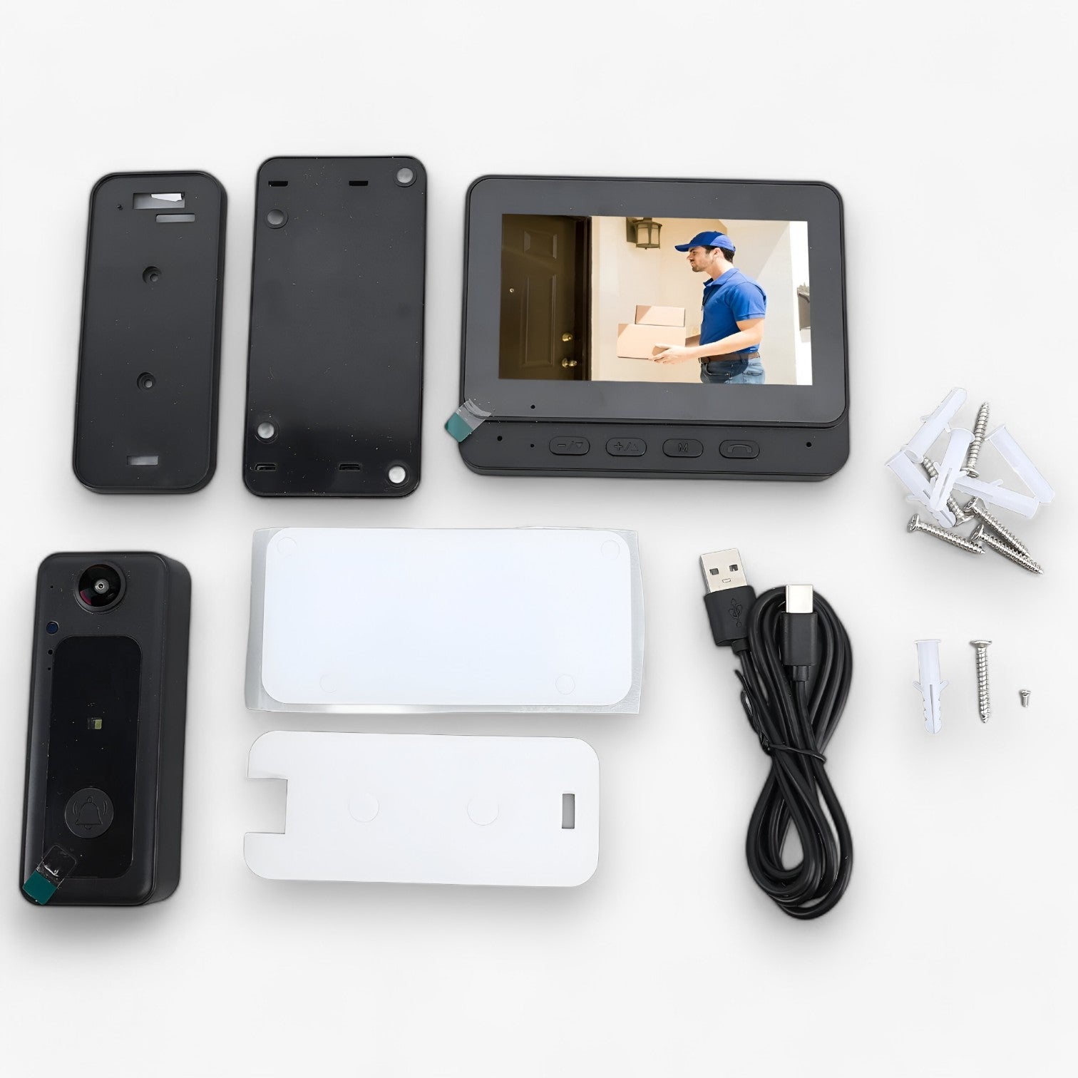 Wireless Video Doorbell Camera with 8MP HD Video & Two-Way Communication for Enhanced Home Security 4