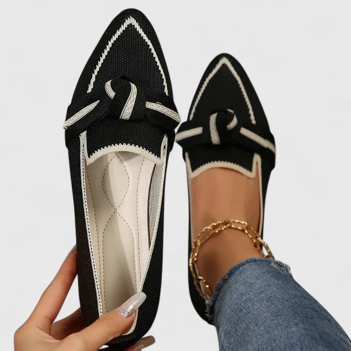 Women's Black Loafers - Chic Orthopedic Comfort Shoes for Everyday Style 3