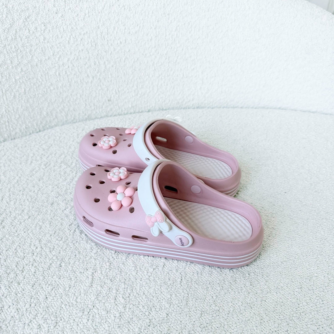 Women's Blossom Platform Sandals - Lightweight Floral Clogs for All-Day Comfort 4