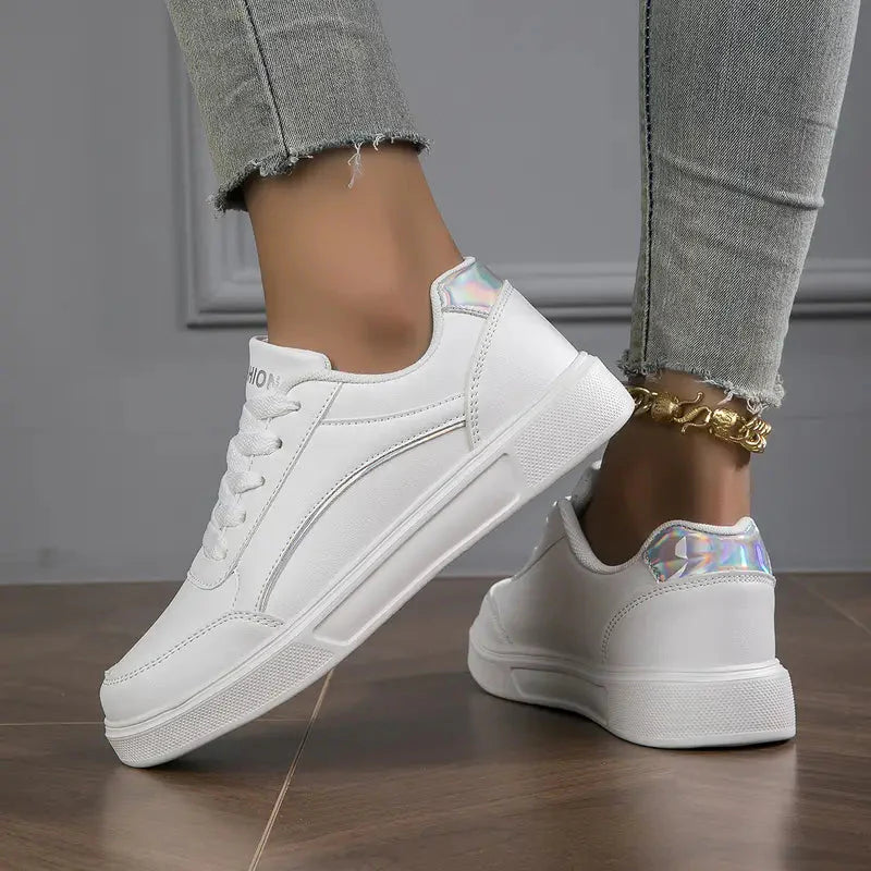 Women's Elegant Low-Cut Sneakers - Lightweight Stylish Footwear for Everyday Comfort 1