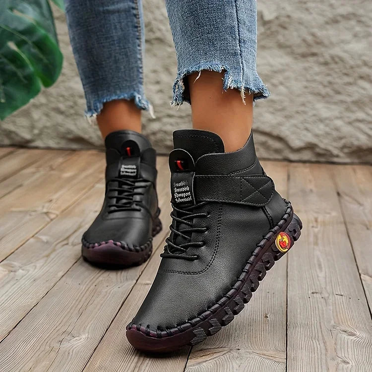 Women's Fleece Lined Comfort Boots - Stylish Supportive Boots for All-Day Warmth 2