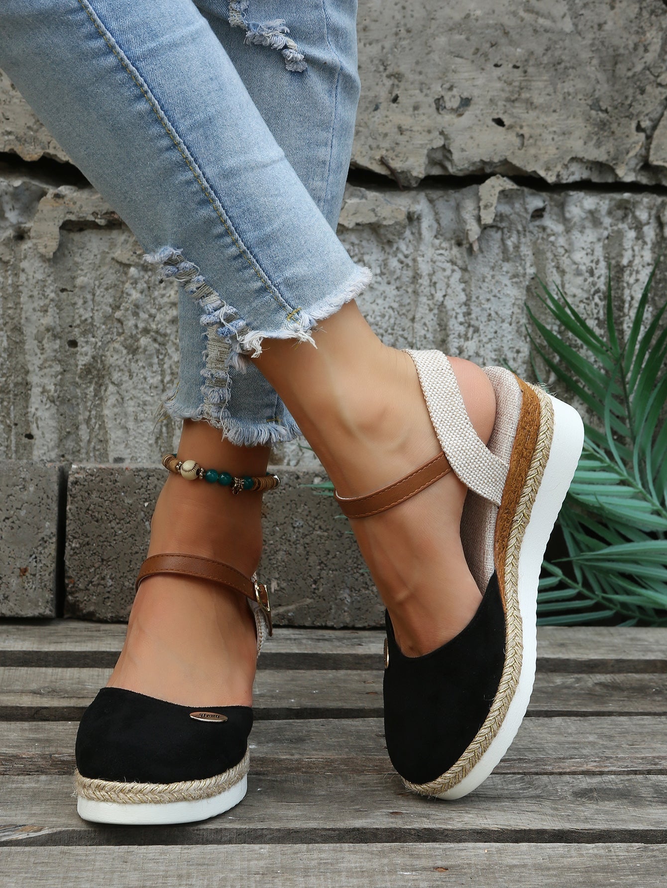 Women's Orthopedic Espadrille Wedge Shoes - Stylish Comfort for Everyday Wear 1
