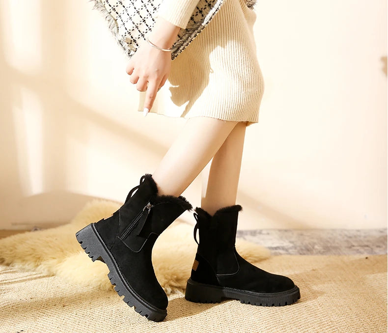 Women's Padded Snow Boots - Cozy and Stylish Winter Footwear for Cold Weather 5