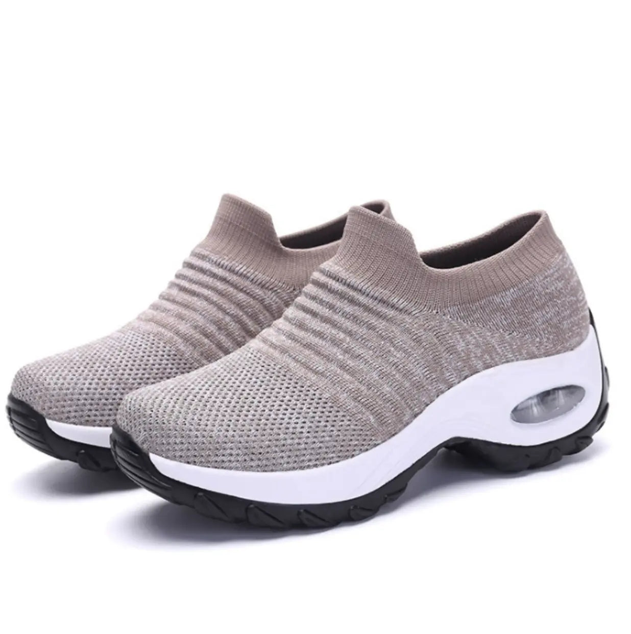 Women's Slip-On Sneakers - Comfortable Orthopedic Walking Shoes with Arch Support 7