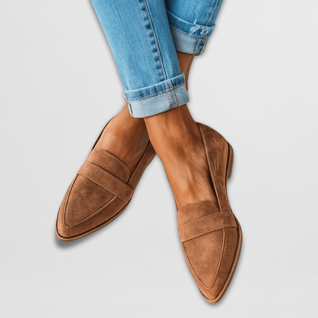 Women's Soft Suede Loafers - Comfortable Everyday Footwear for All Occasions 0